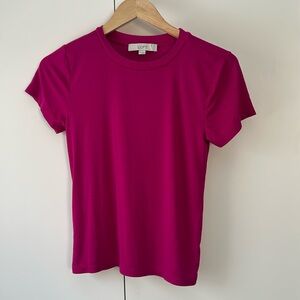 Very soft wrinkle-free pink tee from Ann Taylor Loft
